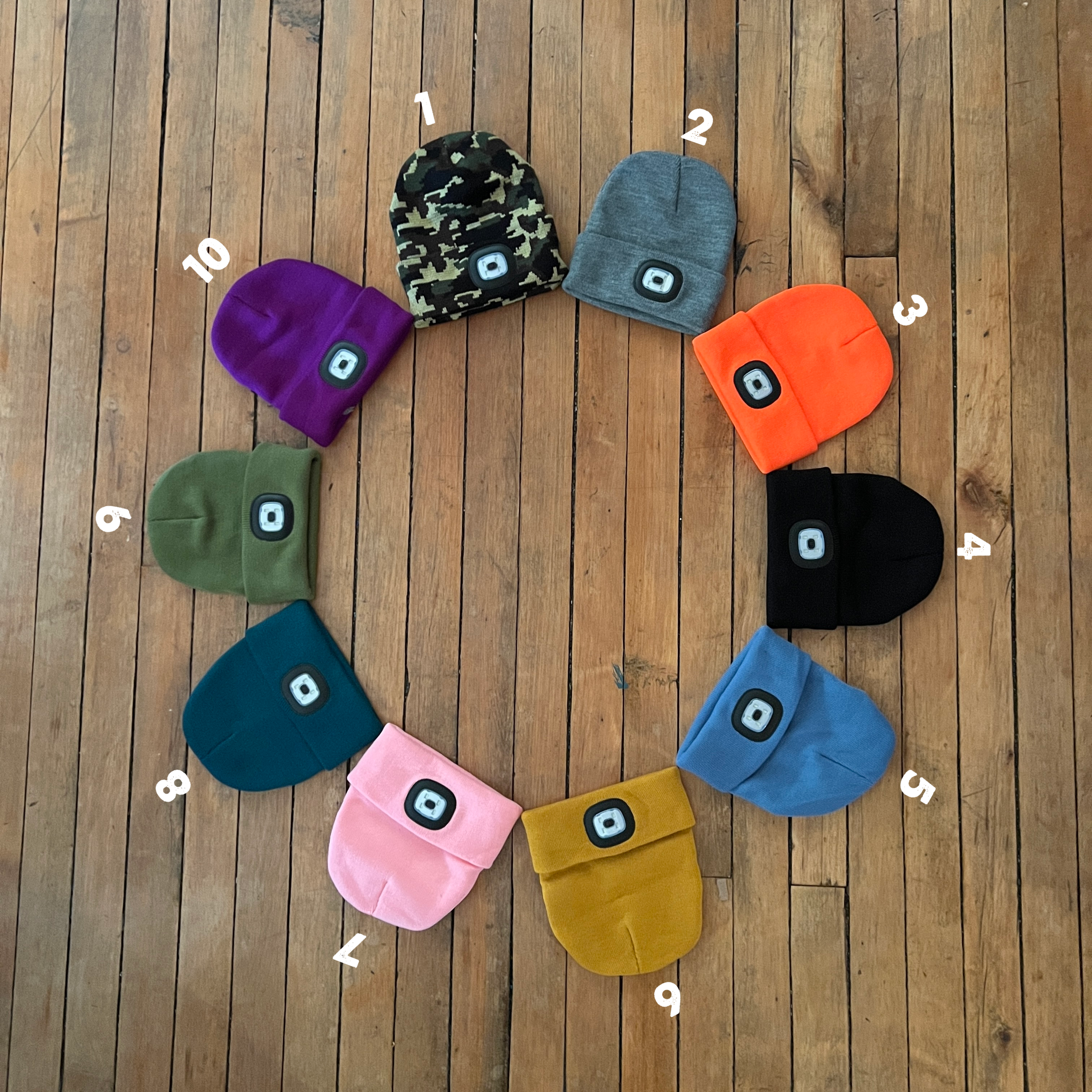 Hat with built in best sale led light